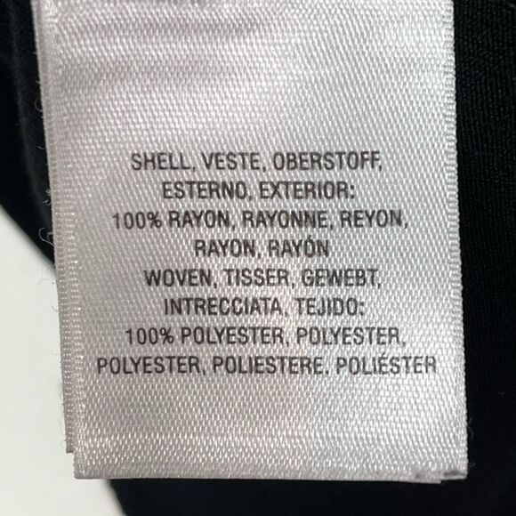 Anthropologie Vanessa Virginia Flutter Sleeve Top Sz XS Black Floral Ruffle - Picture 12 of 15